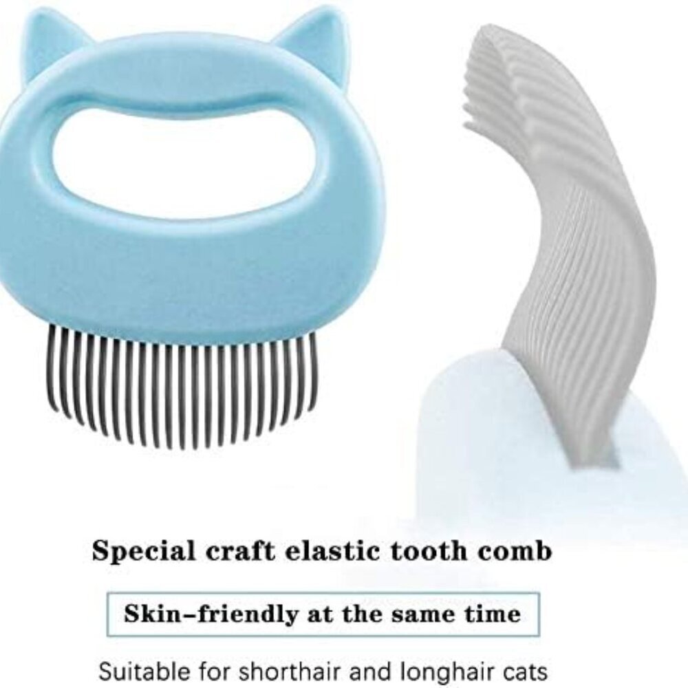3-Pcs Pet Grooming Comb Set Cat Dog Hair Removal Brush Wear Multi-function Brush - Picture 6 of 12